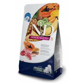 N&D DOG TROPICAL SELECTION LAMB PUPPY MED/MAX - Суха храна за подрастващи кученца и бременни и кърмещи от средните и едри породи, с агнешко, спелта, овес и тропически плодове